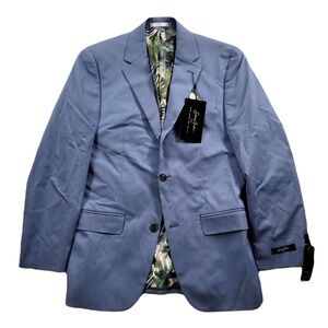 Sean John Light Blue Suit Jacket Mens‎ 36R 36 Classic-Fit Cotton Blend $360 NEW